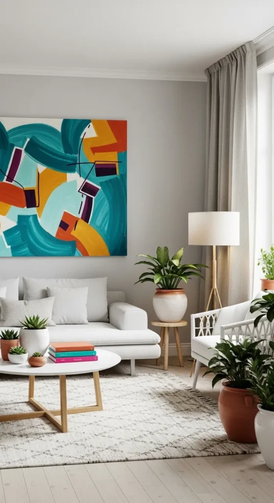 Colorful Boho Living Rooms