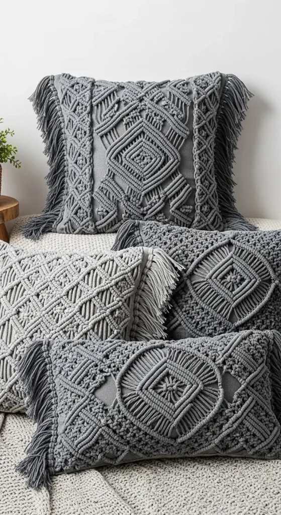 Grey Boho Bedroom Ideas