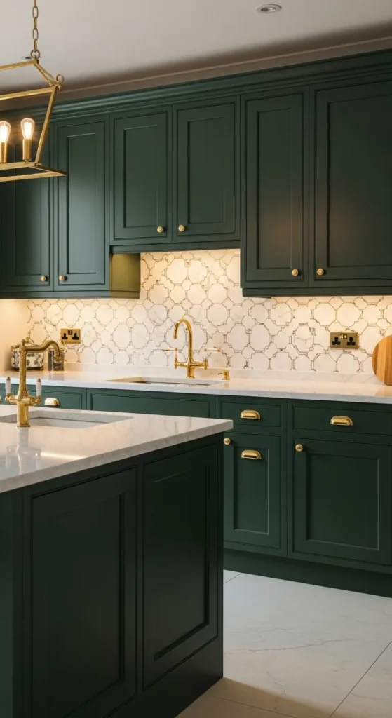 Colorful Kitchen Cabinets