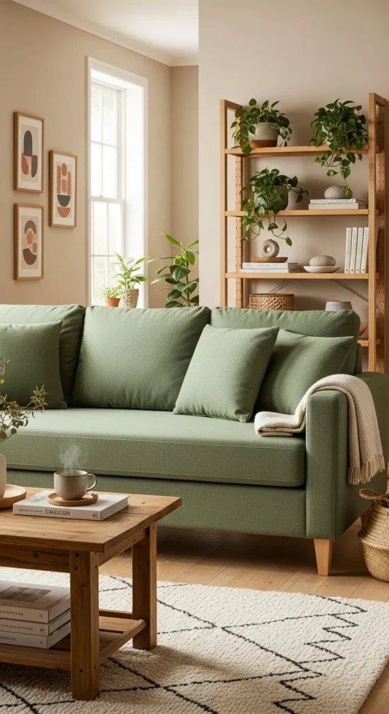 Sage Green Living Room