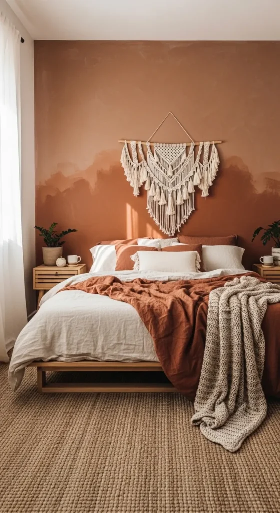 Boho Bedroom Accent Walls