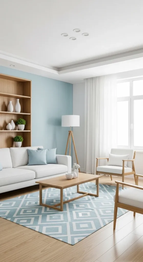 Colorful Minimalist Living Room