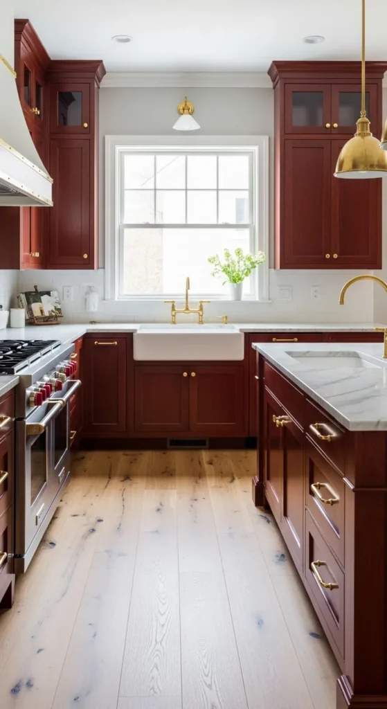 Red Kitchen Cabinet Designs