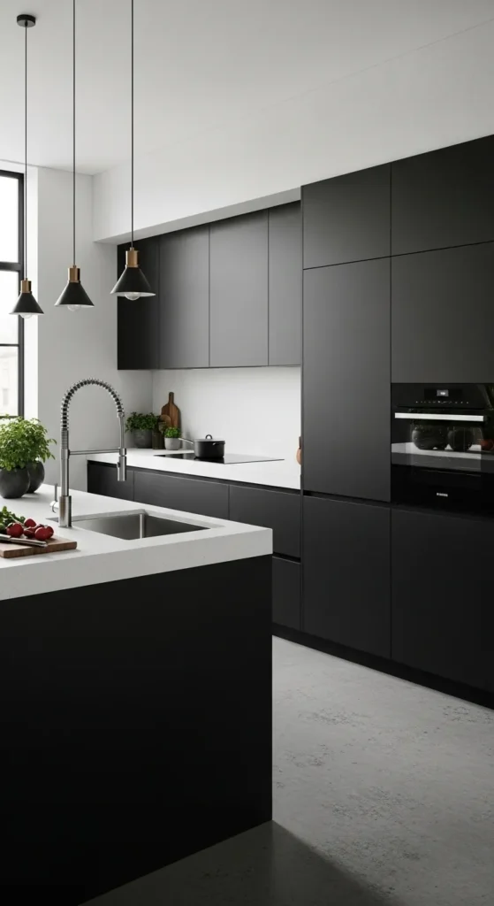 Black and White Kitchens