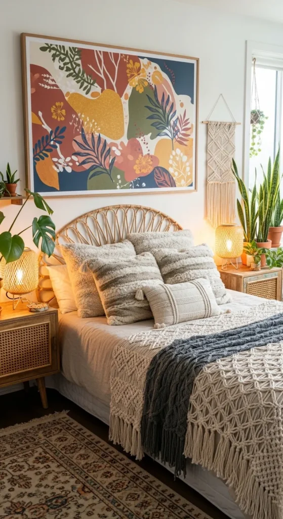 Boho Style Apartment Bedrooms