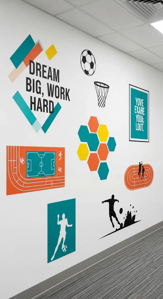 Vibrant Home Office Decor