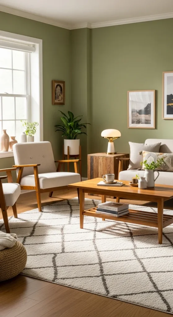 Sage Green Living Room