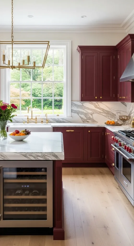 Red Kitchen Cabinet Designs