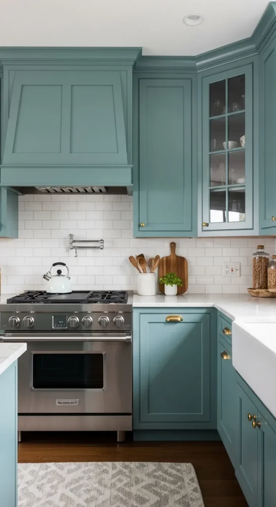 Colorful Kitchen Cabinets