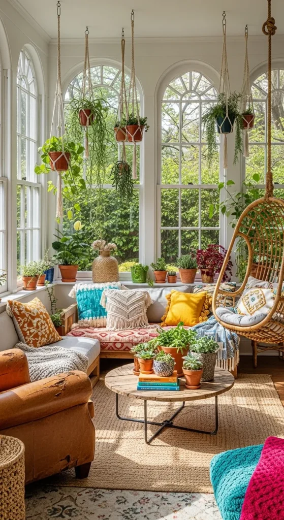 Boho Style Sunrooms