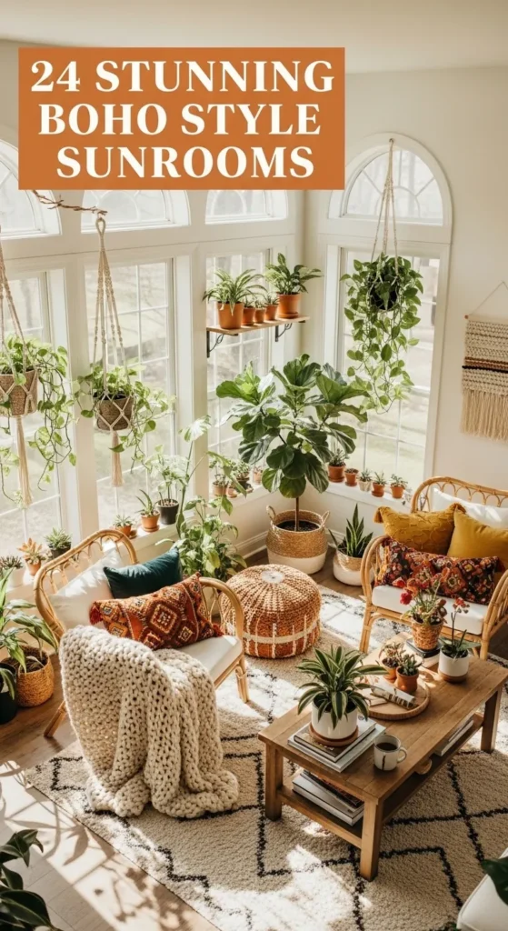 Boho Style Sunrooms