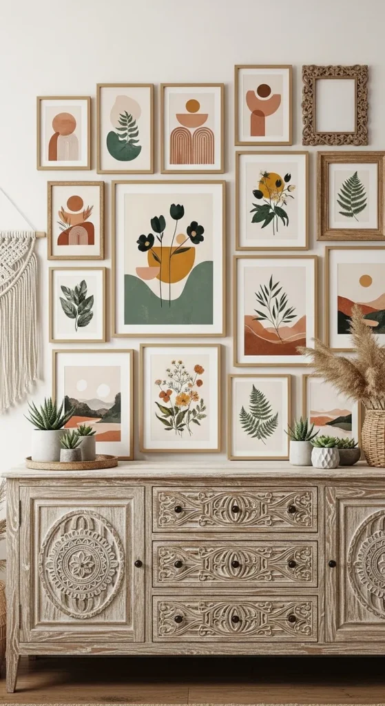 Decorate a Boho Dresser