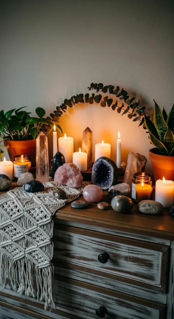 Decorate a Boho Dresser