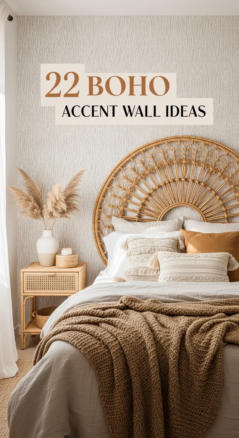 Boho Bedroom Accent Walls