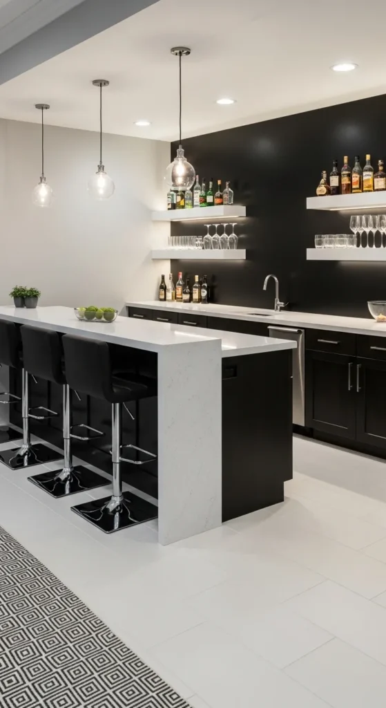 Affordable Basement Bar Ideas