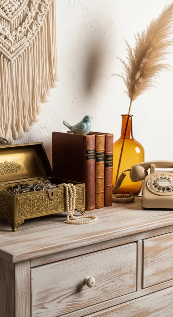 Decorate a Boho Dresser