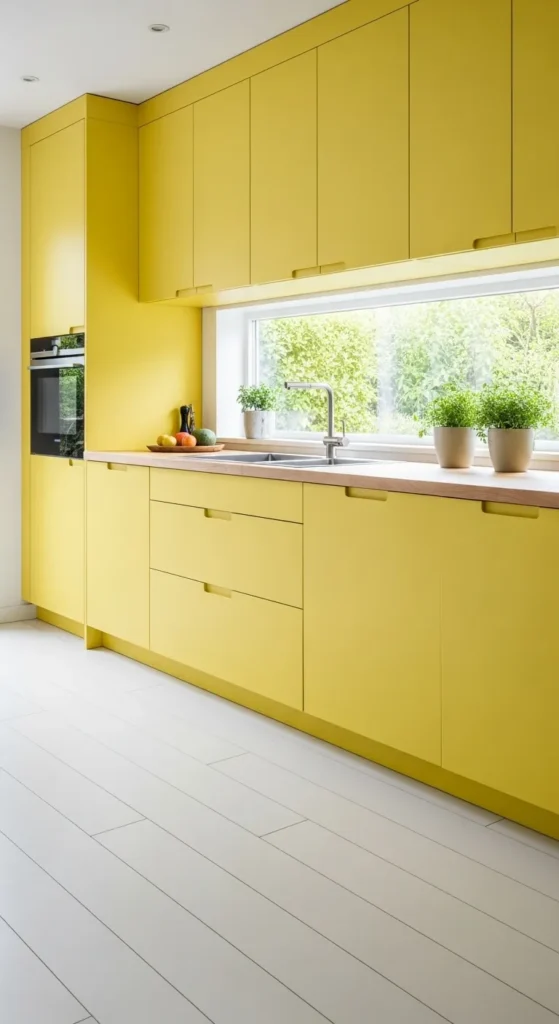Yellow Kitchen Cabinet Ideas