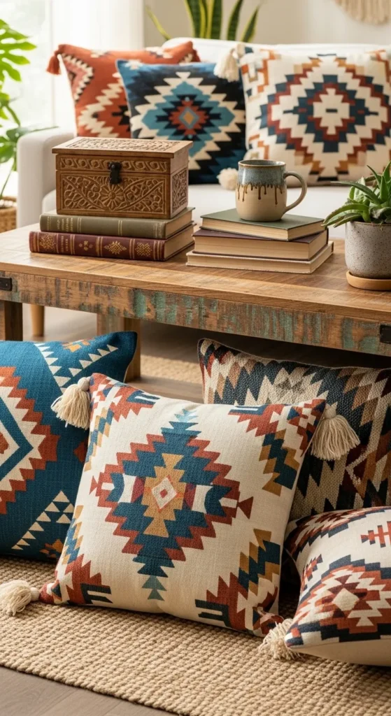 Boho Coffee Table Decor