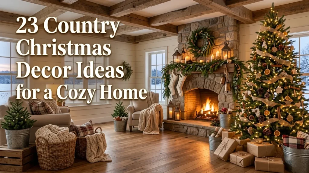23 Country Christmas Decor Ideas for Cozy Home