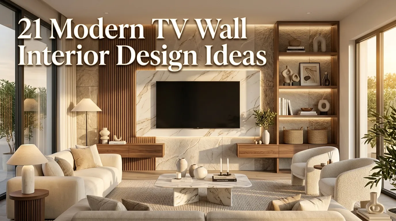 21 Interior Design TV Wall Modern Ideas to Transform