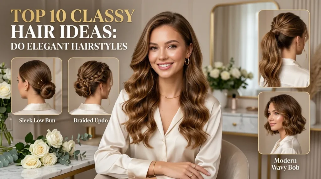Top 10 Classy Hair Ideas: Do Elegant Hairstyles