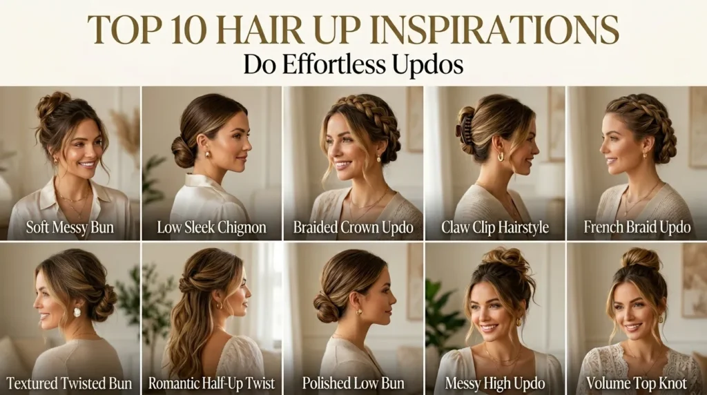 Top 10 Hair Up Inspirations: Do Effortless Updos