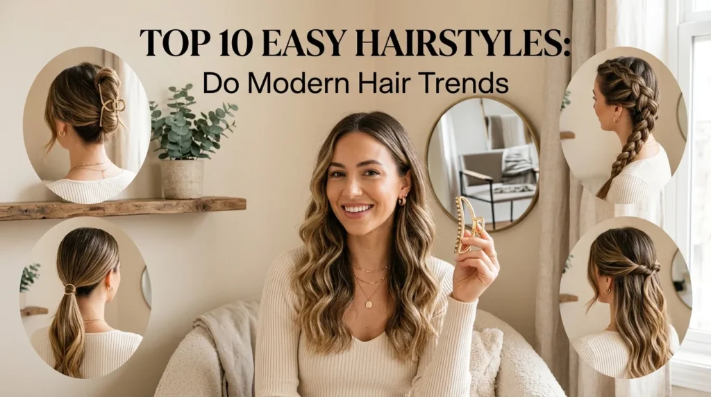  Top 10 Easy Hairstyles: Do Modern Hair Trends