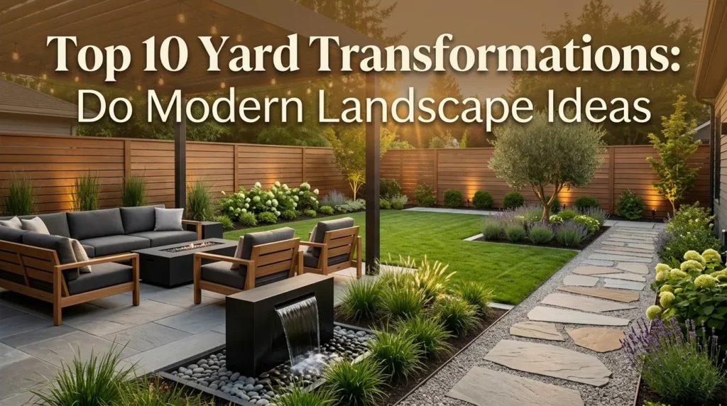 Top 10 Yard Transformations: Do Modern Landscape Ideas