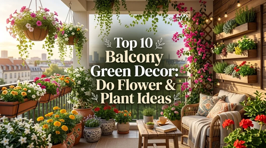 Top 10 Balcony Green Decor: Do Flower & Plant IdeasIntroduction