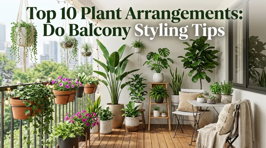 Top 10 Plant Arrangements: Do Balcony Styling TipsIntroduction