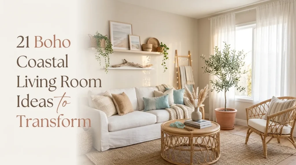 21 Boho Coastal Living Room Ideas to Transform
