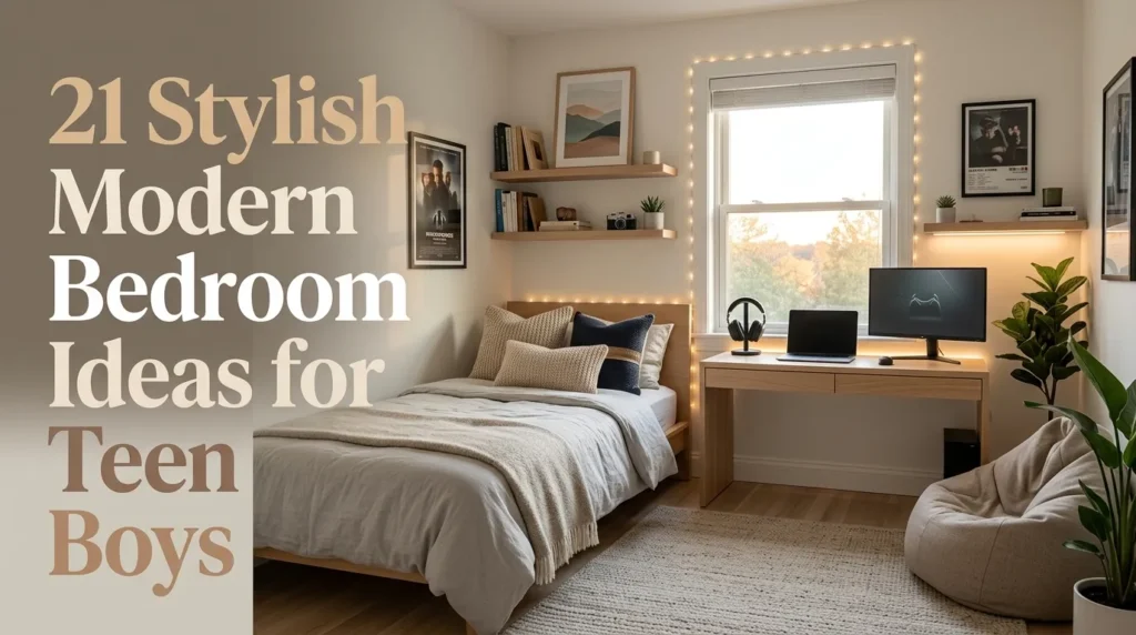 21 Stylish Modern Bedroom Ideas for Teen Boys