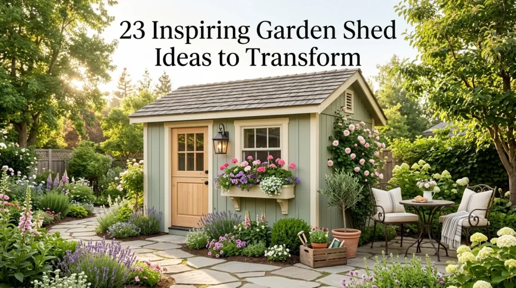 23 Inspiring Garden Shed Ideas to Transform