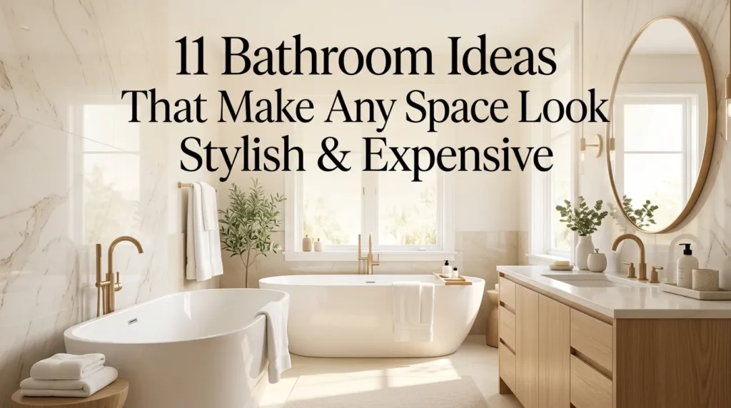 11 Bathroom Ideas That Make Any Space Look Stylish and Expensive