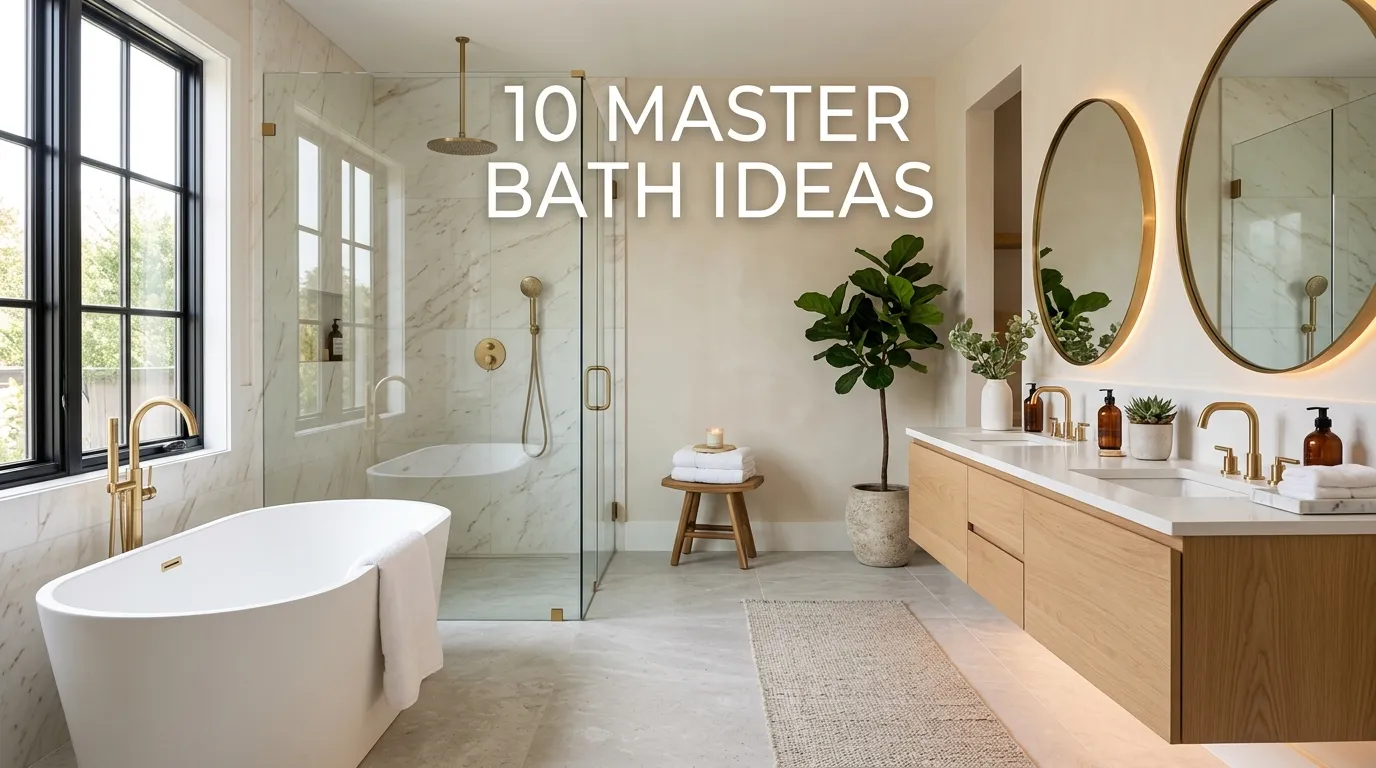 10 Master Bath Ideas