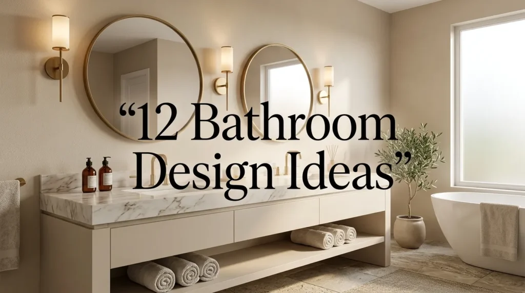 12 Bathroom Design Ideas