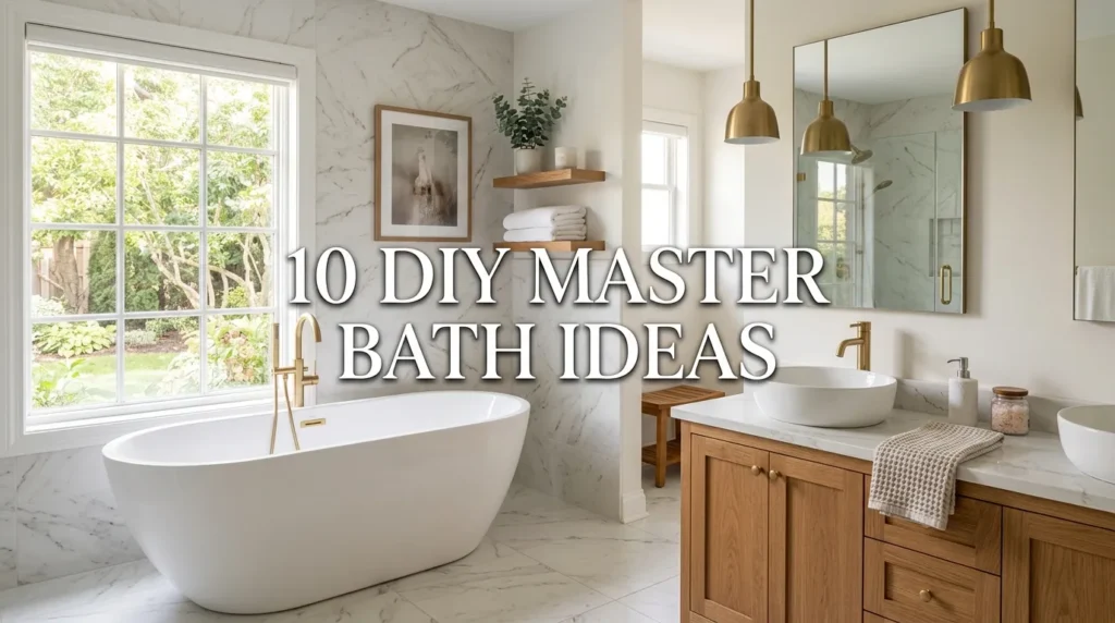 10 DIY Master Bath Ideas