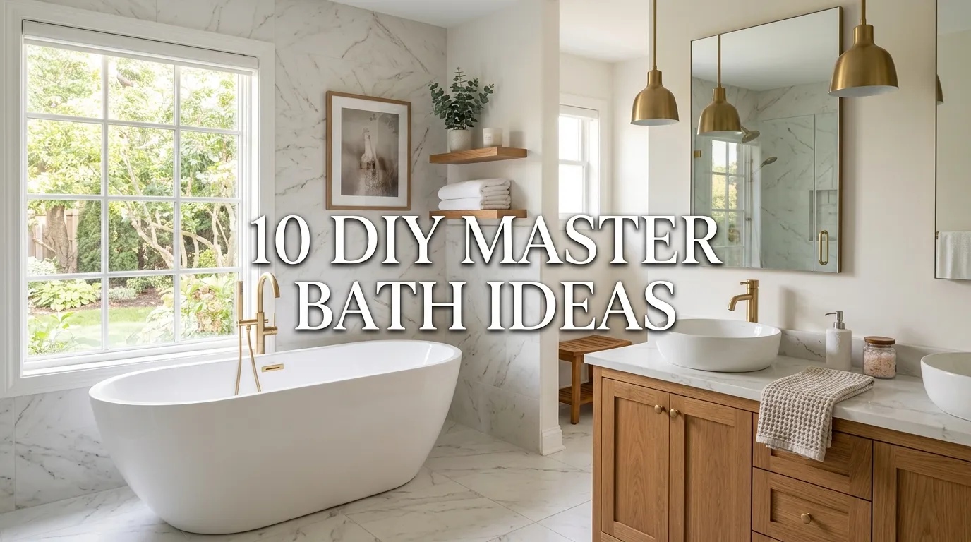 10 DIY Master Bath Ideas