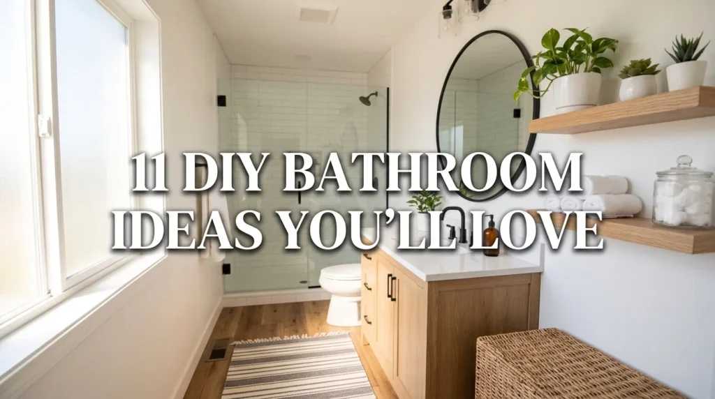 11 DIY Bathroom Ideas You'll Love