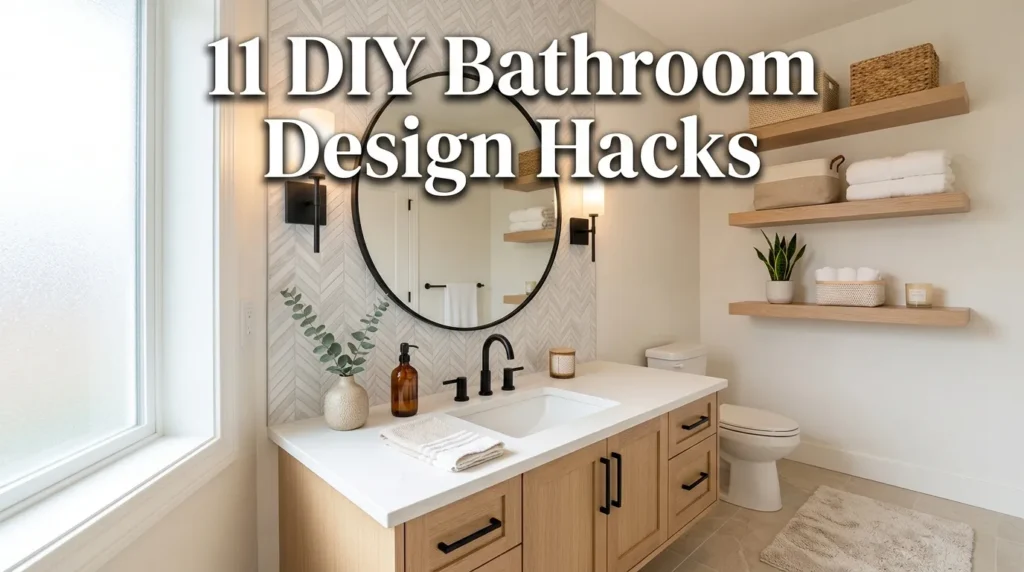 11 DIY Bathroom Design Hacks