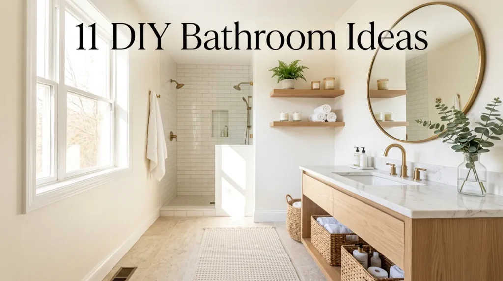 11 DIY Bathroom Ideas