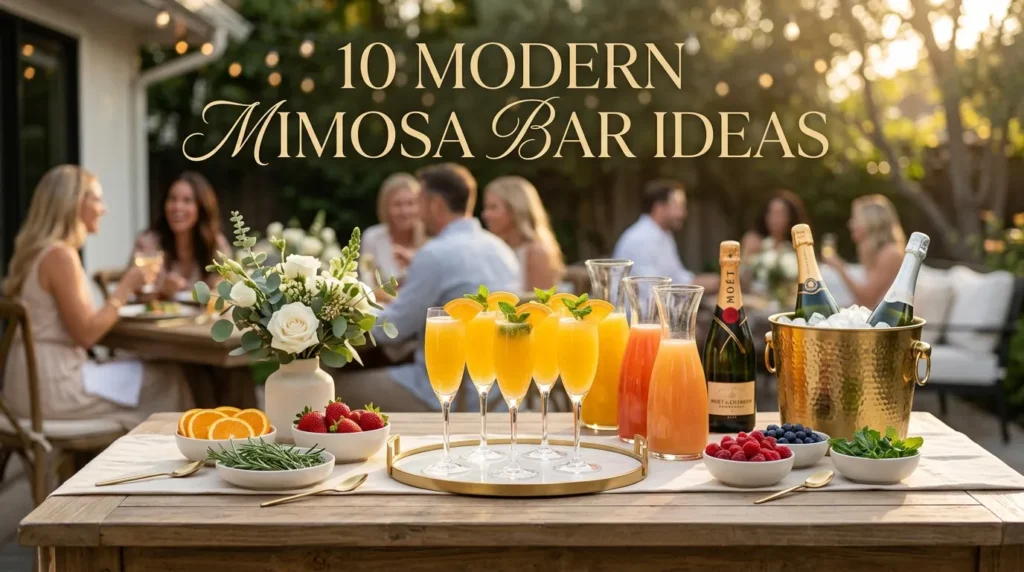 10 Modern Mimosa Bar Ideas