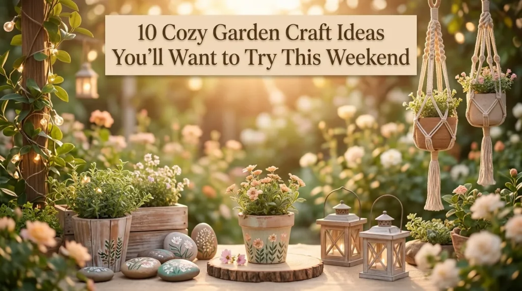 10 Cozy Garden Craft Ideas
