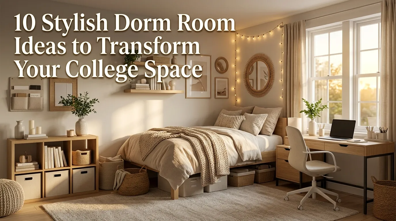 10 Stylish Dorm Room Ideas to Transform Your College Space