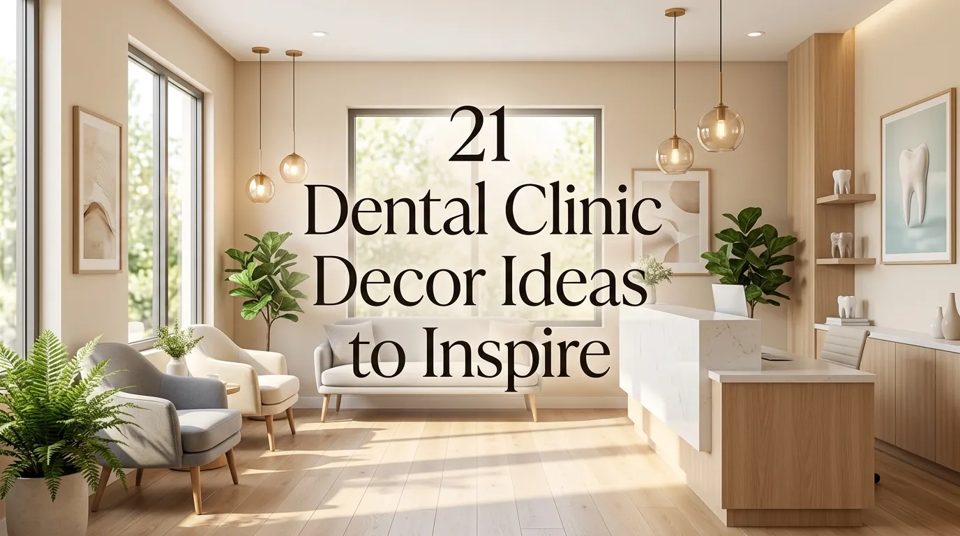 21 Dental Clinic Decor Ideas to Inspire