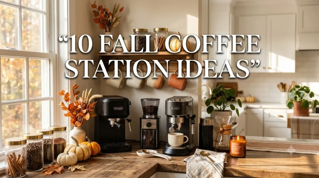 10 Fall Coffee Station Ideas