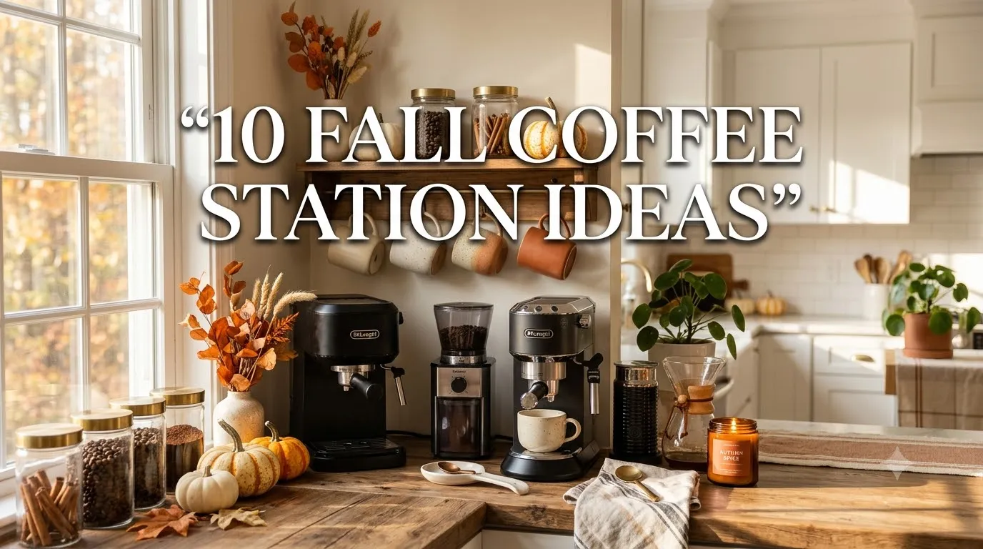 10 Fall Coffee Station Ideas