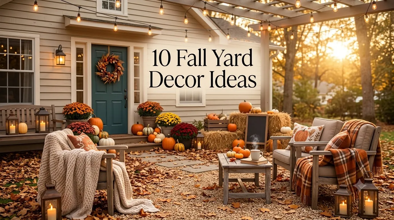 10 Fall Yard Decor Ideas