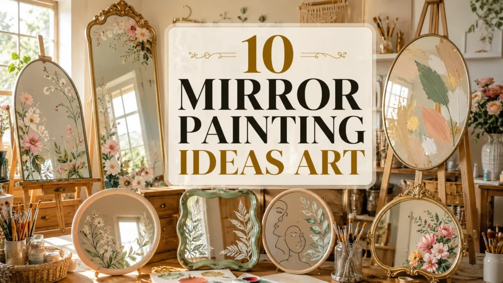 Mirror Painting Ideas Art
