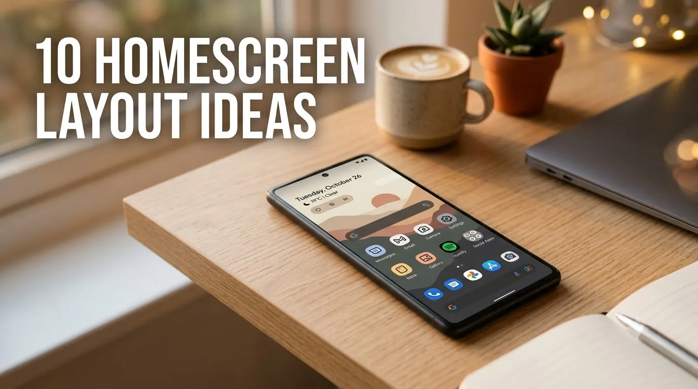 10 Homescreen Layout Ideas